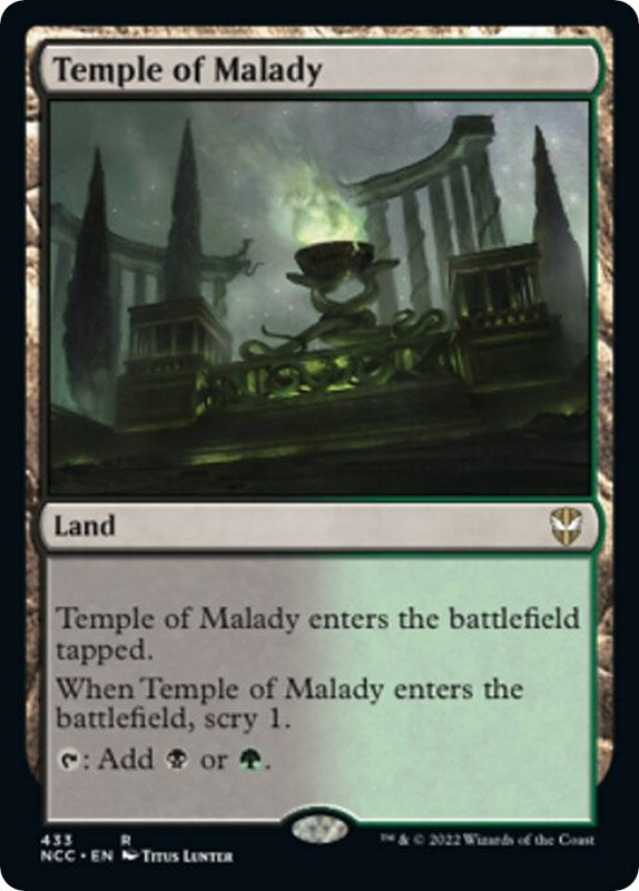 Image for Temple of Malady (433) [Streets of New Capenna] - Magic: The Gathering