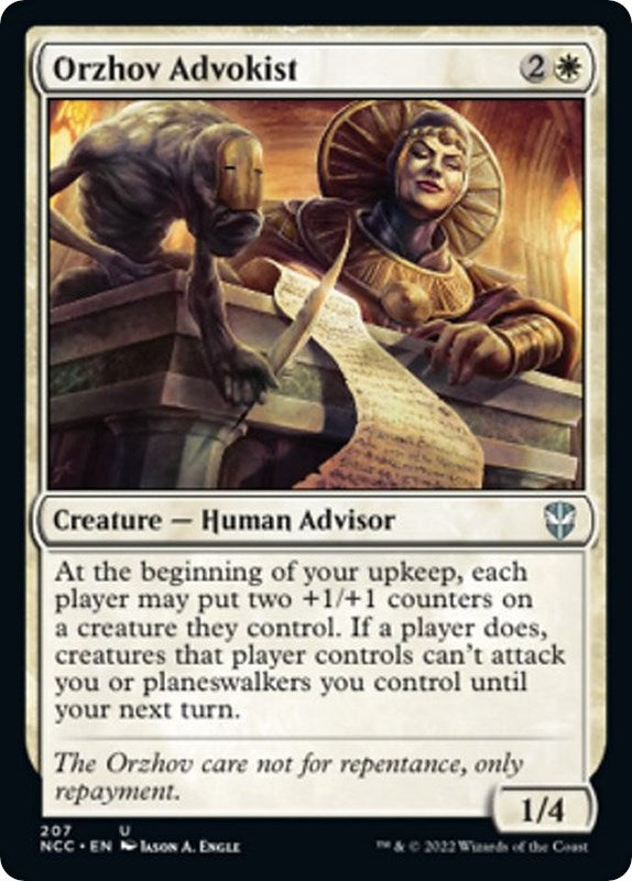 Image for Orzhov Advokist (207) [Streets of New Capenna] - Magic: The Gathering