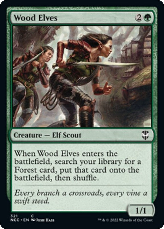Image for Wood Elves (321) [Streets of New Capenna] - Magic: The Gathering