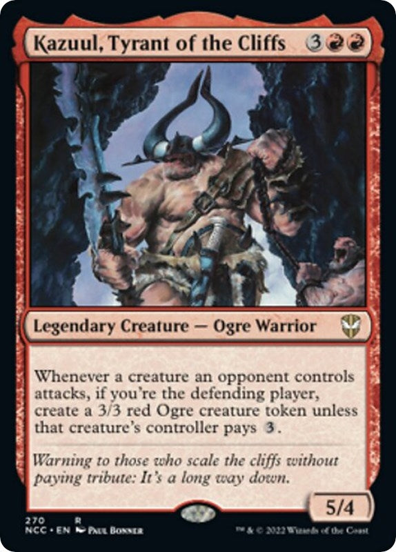 Image for Kazuul, Tyrant of the Cliffs (270) [Streets of New Capenna] - Magic: The Gathering