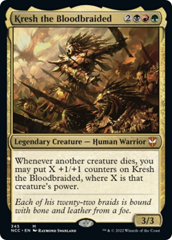 Image for Kresh the Bloodbraided (345) [Streets of New Capenna] - Magic: The Gathering