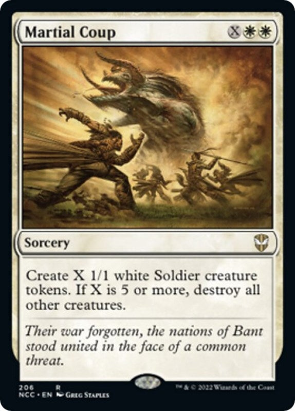 Image for Martial Coup (206) [Streets of New Capenna] - Magic: The Gathering
