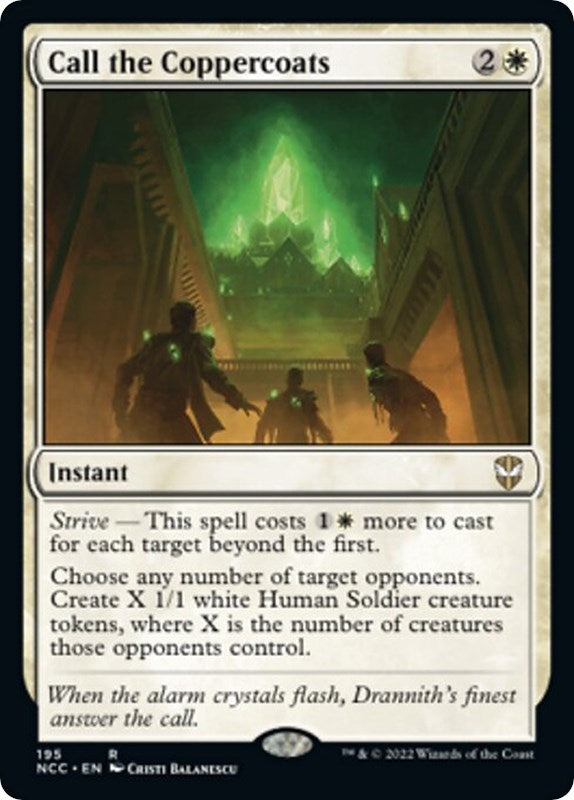 Image for Call the Coppercoats (195) [Streets of New Capenna] - Magic: The Gathering