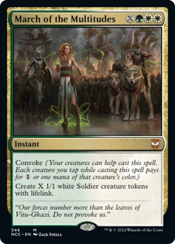 Image for March of the Multitudes (346) [Streets of New Capenna] - Magic: The Gathering