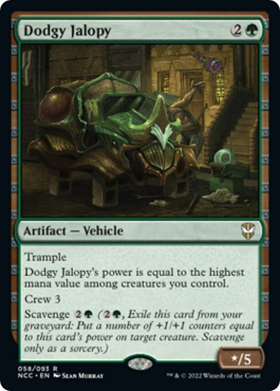Image for Dodgy Jalopy (58) [Streets of New Capenna] - Magic: The Gathering