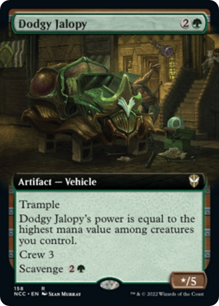 Image for Dodgy Jalopy (Extended Art) (158) [Streets of New Capenna] - Magic: The Gathering