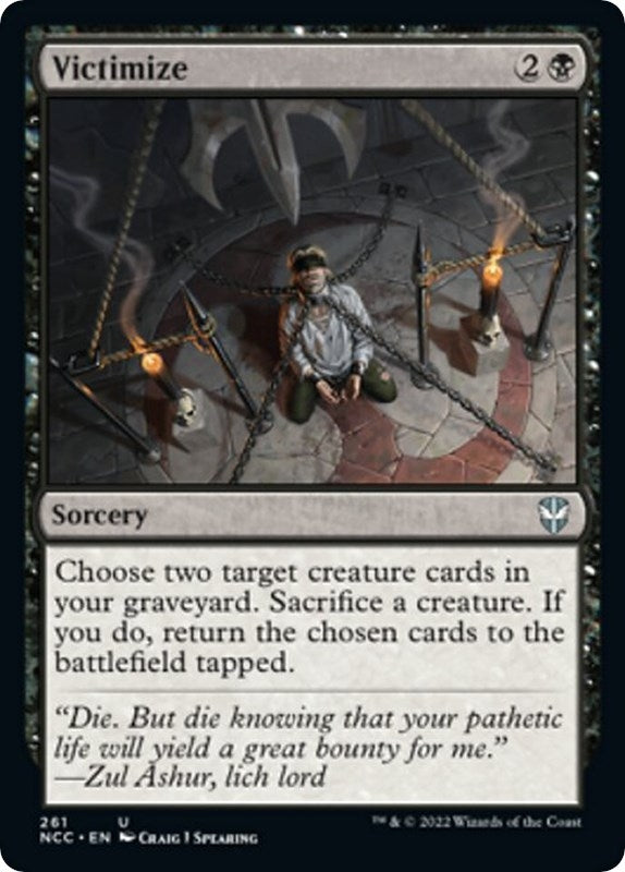 Image for Victimize (261) [Streets of New Capenna] - Magic: The Gathering