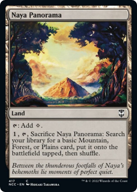 Image for Naya Panorama (417) [Streets of New Capenna] - Magic: The Gathering
