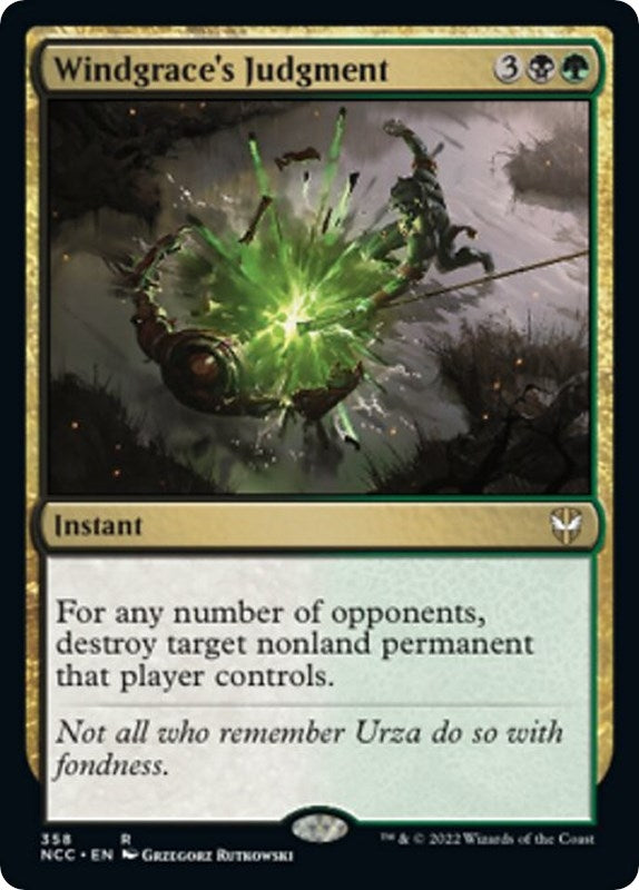 Image for Windgrace's Judgment (358) [Streets of New Capenna] - Magic: The Gathering