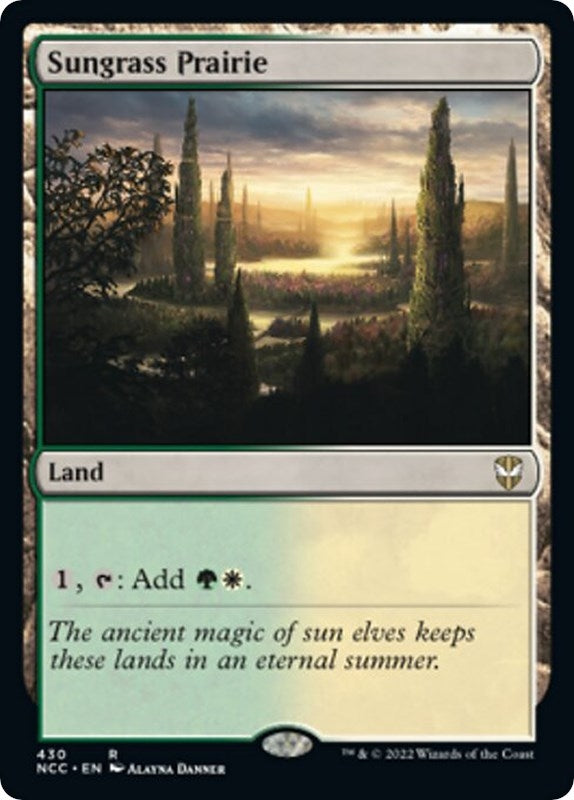 Image for Sungrass Prairie (430) [Streets of New Capenna] - Magic: The Gathering