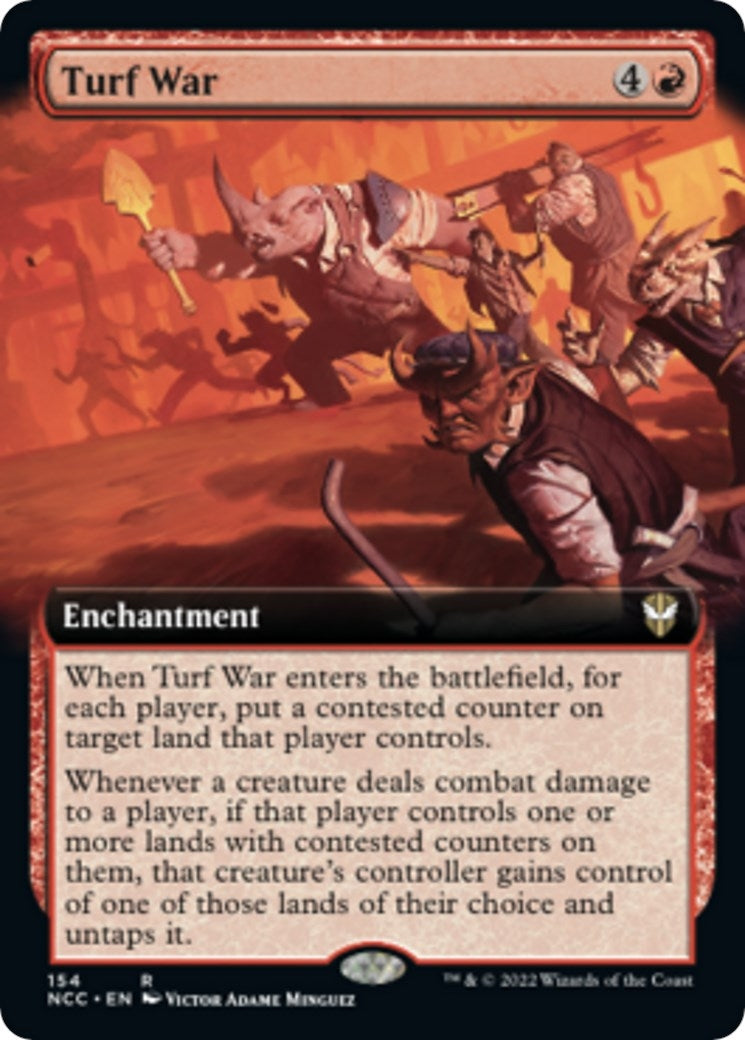 Image for Turf War (Extended Art) (154) [Streets of New Capenna] - Magic: The Gathering