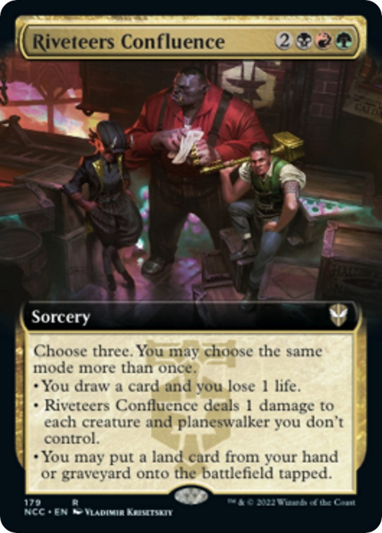 Image for Riveteers Confluence (Extended Art) (179) [Streets of New Capenna] - Magic: The Gathering
