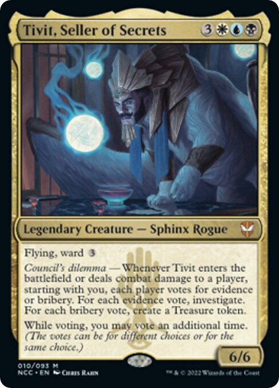 Image for Tivit, Seller of Secrets (10) [Streets of New Capenna] - Magic: The Gathering