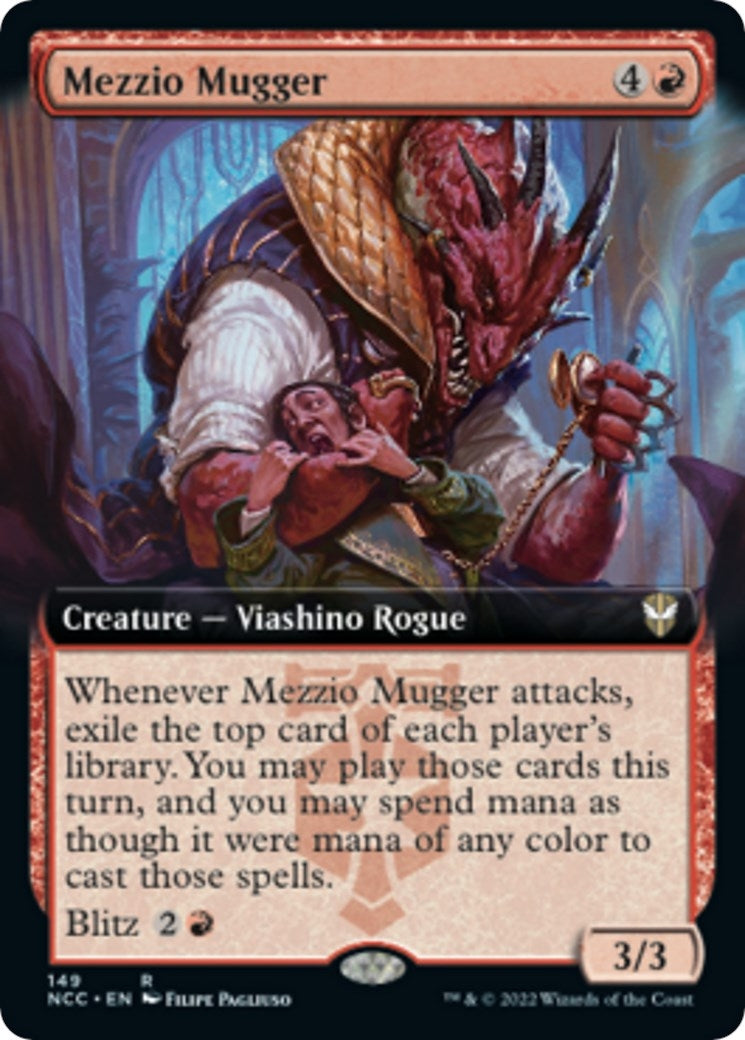 Image for Mezzio Mugger (Extended Art) (149) [Streets of New Capenna] - Magic: The Gathering