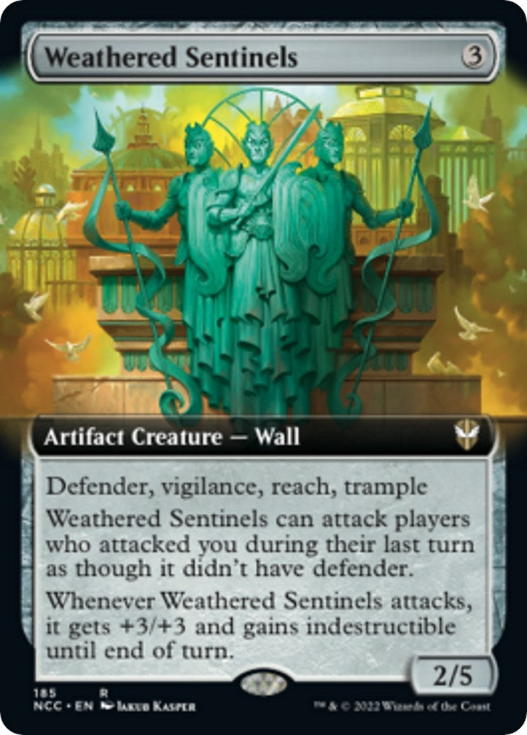 Image for Weathered Sentinels (Extended Art) (185) [Streets of New Capenna] - Magic: The Gathering