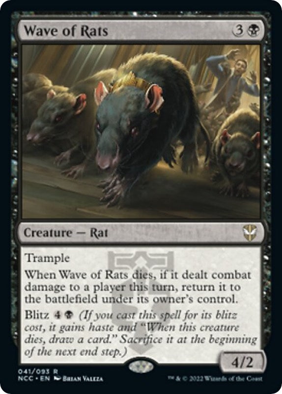 Image for Wave of Rats (41) [Streets of New Capenna] - Magic: The Gathering