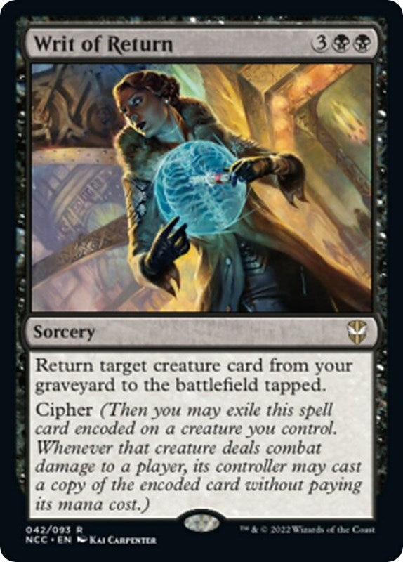Image for Writ of Return (42) [Streets of New Capenna] - Magic: The Gathering