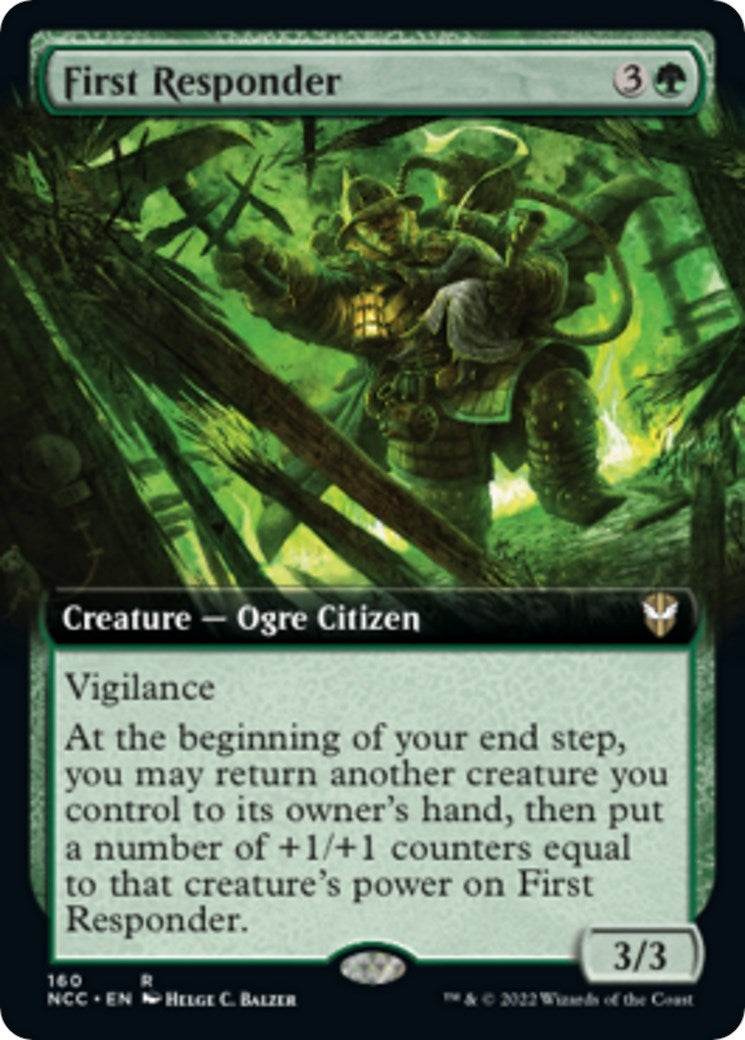 Image for First Responder (Extended Art) (160) [Streets of New Capenna] - Magic: The Gathering