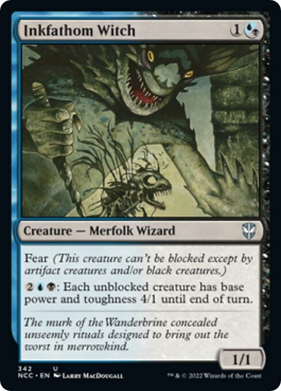 Image for Inkfathom Witch (342) [Streets of New Capenna] - Magic: The Gathering