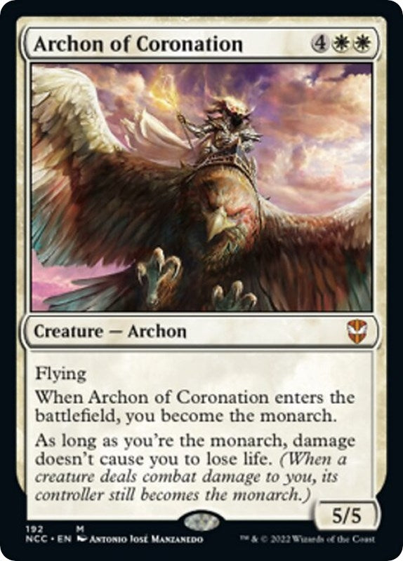 Image for Archon of Coronation (192) [Streets of New Capenna] - Magic: The Gathering