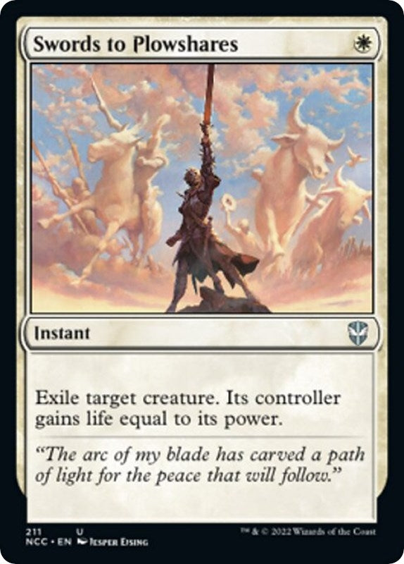 Image for Swords to Plowshares (211) [Streets of New Capenna] - Magic: The Gathering