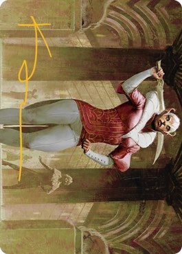 Image for Mage's Attendant Art Card (Gold-Stamped Signature) (5) [Streets of New Capenna] - Magic: The Gathering