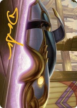 Image for Mysterious Limousine Art Card (Gold-Stamped Signature) (6) [Streets of New Capenna] - Magic: The Gathering