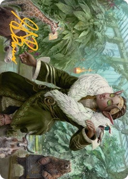 Image for Rumor Gatherer Art Card (Gold-Stamped Signature) (7) [Streets of New Capenna] - Magic: The Gathering