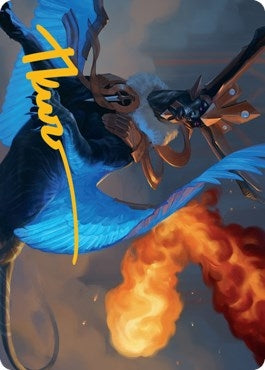 Image for Disdainful Stroke Art Card (Gold-Stamped Signature) (11) [Streets of New Capenna] - Magic: The Gathering