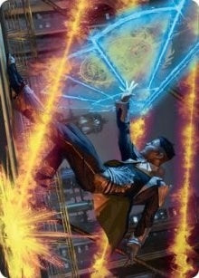 Image for Wingshield Agent Art Card (14) [Streets of New Capenna] - Magic: The Gathering