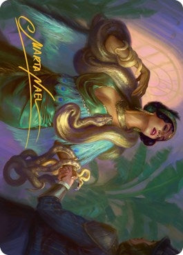 Image for Venom Connoisseur Art Card (Gold-Stamped Signature) (21) [Streets of New Capenna] - Magic: The Gathering