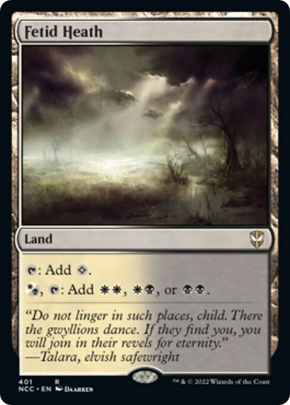 Image for Fetid Heath (401) [Streets of New Capenna] - Magic: The Gathering