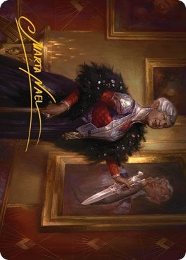 Image for Evelyn, the Covetous Art Card (Gold-Stamped Signature) (24) [Streets of New Capenna] - Magic: The Gathering