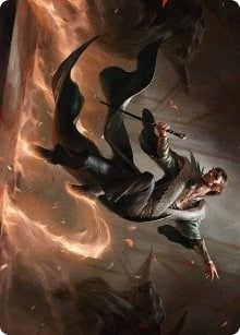 Image for Fleetfoot Dancer Art Card (26) [Streets of New Capenna] - Magic: The Gathering