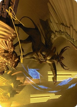 Image for Raffine, Scheming Seer Art Card (Gold-Stamped Signature) (32) [Streets of New Capenna] - Magic: The Gathering