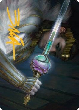 Image for Luxior, Giada's Gift Art Card (Gold-Stamped Signature) (34) [Streets of New Capenna] - Magic: The Gathering