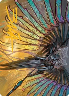 Image for Paragon of Modernity Art Card (Gold-Stamped Signature) (35) [Streets of New Capenna] - Magic: The Gathering