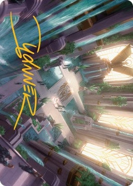Image for Spara's Headquarters Art Card (Gold-Stamped Signature) (36) [Streets of New Capenna] - Magic: The Gathering