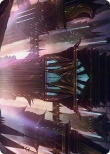 Image for Skybridge Towers Art Card (37) [Streets of New Capenna] - Magic: The Gathering