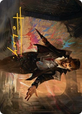 Image for Anhelo, the Painter Art Card (Gold-Stamped Signature) (38) [Streets of New Capenna] - Magic: The Gathering