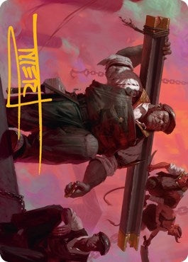 Image for The Beamtown Bullies Art Card (Gold-Stamped Signature) (39) [Streets of New Capenna] - Magic: The Gathering