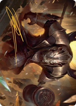 Image for Perrie, the Pulverizer Art Card (Gold-Stamped Signature) (43) [Streets of New Capenna] - Magic: The Gathering