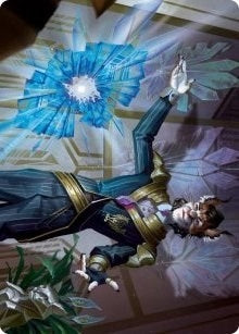 Image for Kros, Defense Contractor Art Card (44) [Streets of New Capenna] - Magic: The Gathering