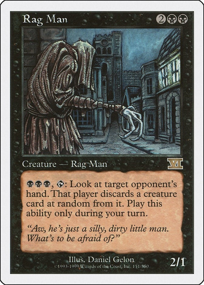 Image for Rag Man (151) [Classic Sixth Edition] - Magic: The Gathering