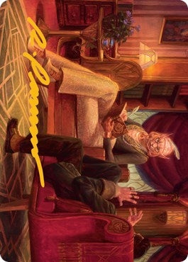 Image for Phabine, Boss's Confidant Art Card (Gold-Stamped Signature) (46) [Streets of New Capenna] - Magic: The Gathering