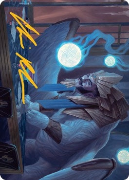 Image for Tivit, Seller of Secrets Art Card (Gold-Stamped Signature) (47) [Streets of New Capenna] - Magic: The Gathering