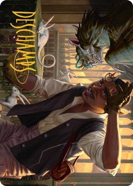 Image for Bennie Bracks, Zoologist Art Card (Gold-Stamped Signature) (49) [Streets of New Capenna] - Magic: The Gathering