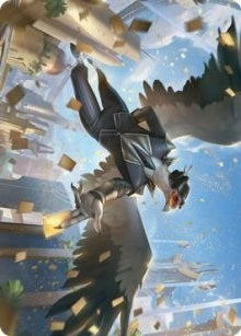 Image for Skyboon Evangelist Art Card (51) [Streets of New Capenna] - Magic: The Gathering