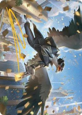 Image for Skyboon Evangelist Art Card (Gold-Stamped Signature) (51) [Streets of New Capenna] - Magic: The Gathering