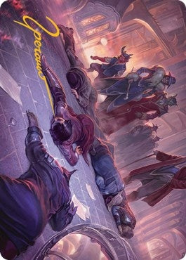 Image for Make an Example Art Card (Gold-Stamped Signature) (56) [Streets of New Capenna] - Magic: The Gathering